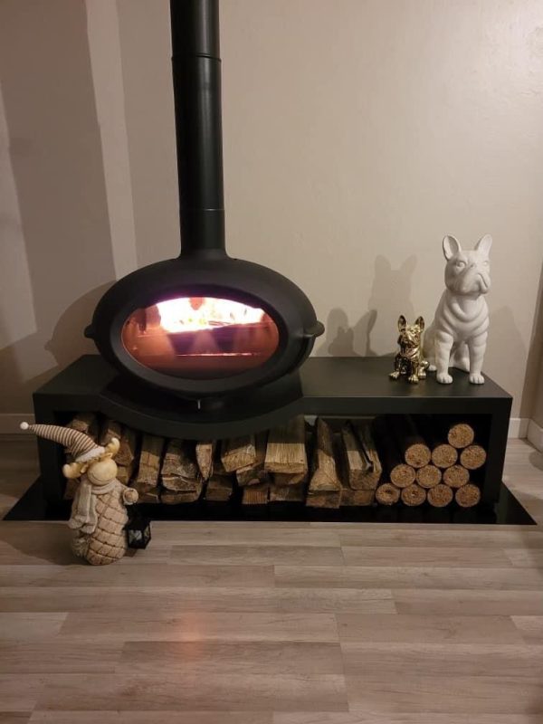 Brio Sur Banc Döküm Odun Sobası - Görsel 9