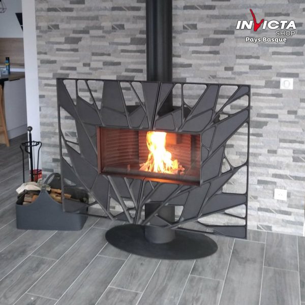 INVICTA Gaya Leaf (Feuille) Döküm Odun Sobası - Görsel 7