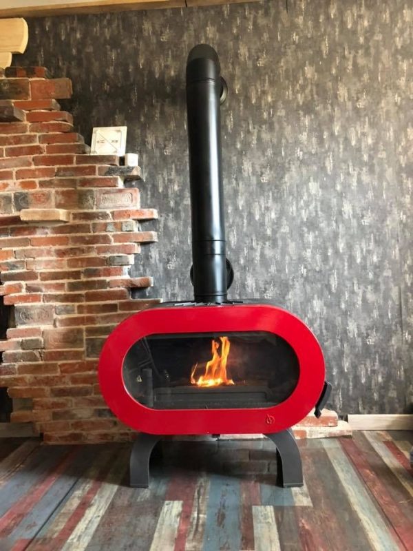 INVICTA Fifty Sur Arche Seramikli Döküm Odun Sobası - Görsel 2