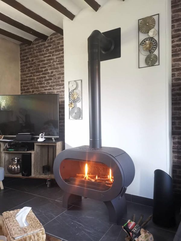INVICTA Fifty Sur Arche Döküm Odun Sobası - Görsel 5