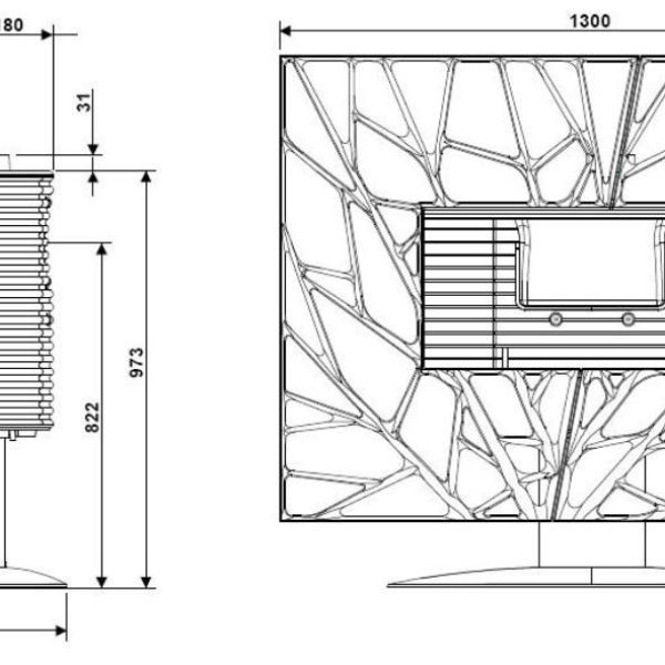 INVICTA Gaya Leaf (Feuille) Döküm Odun Sobası