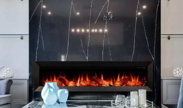 Magel 160cm Metal Çerçeve Isısız Elektrikli Şömine - Görsel 2