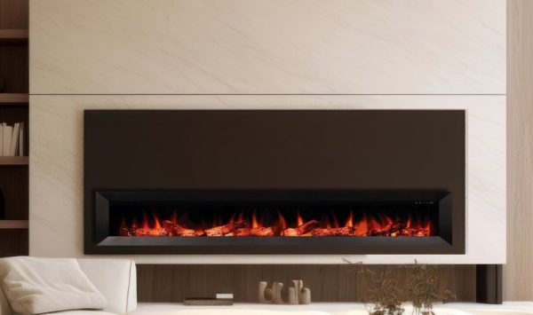 Magel 200cm Metal Çerçeve Isısız Elektrikli Şömine - Görsel 2