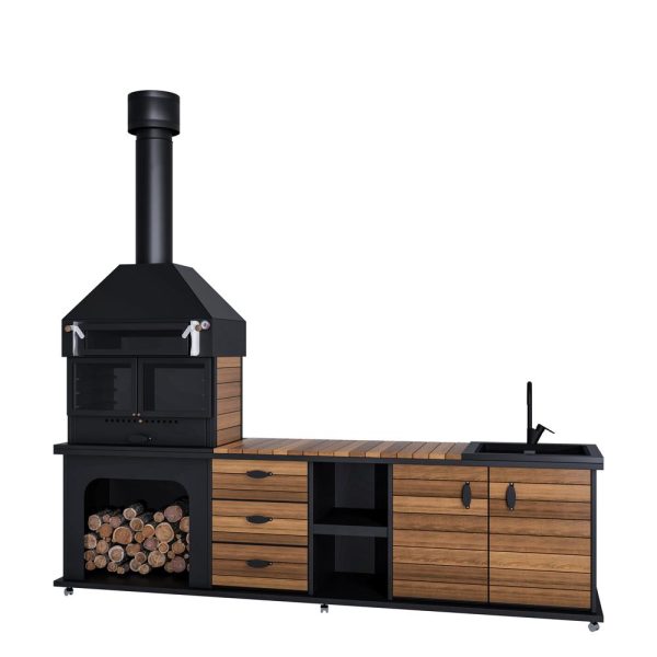 Mutfak ve Fırınlı Barbekü (2.8 Metre)